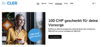 100 Franken geschenkt